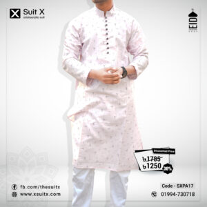 Suit X - Premium quality - 100% Cotton panjabi - SXPA17