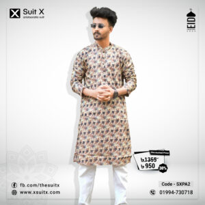 Suit X - Premium quality - Indian Cotton Fabric Panjabi - SXPA2