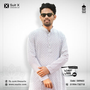 Suit X - Premium quality - 100% Cotton export quality panjabi - SXPA53